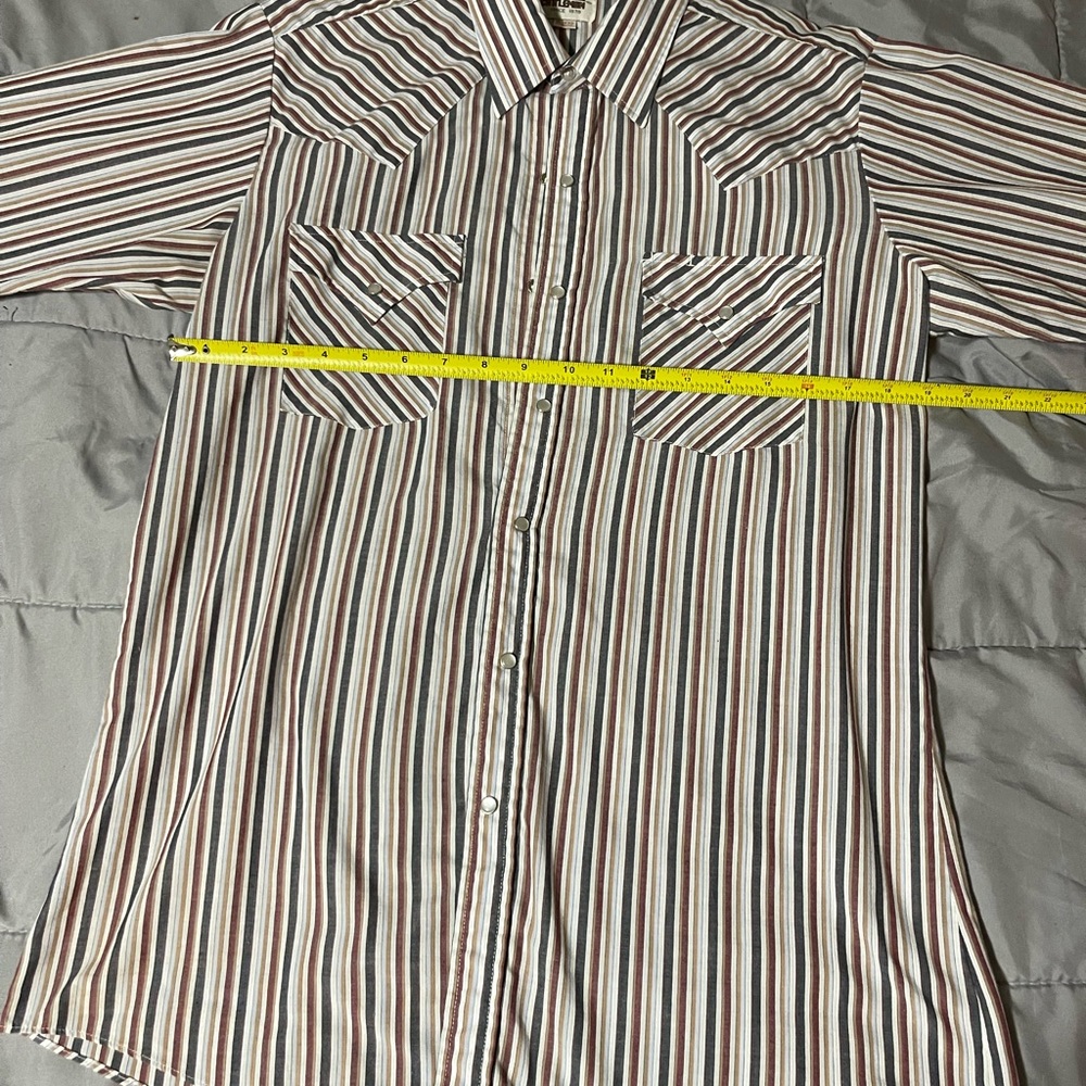 ELY Cattleman Striped Western Shirt long sleeve